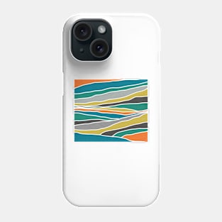 What Holds You? Abstract Copper Scape Phone Case