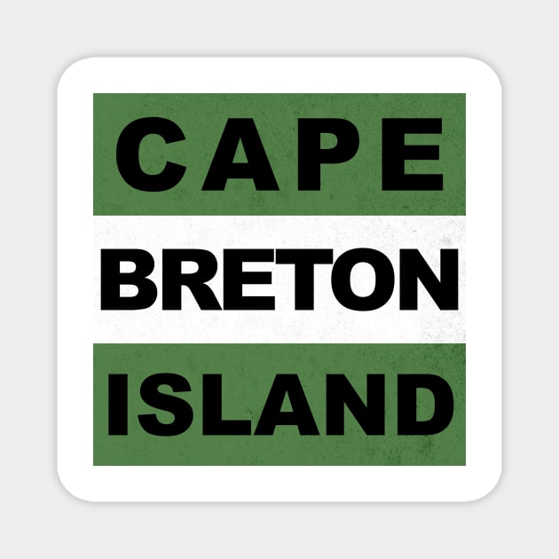 CAPE BRETON BLOCK Magnet by SALTY TEES & CO.