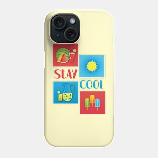 Stay Cool Welcome summer t-shirt design Phone Case