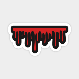 Dripping Blood Halloween Magnet