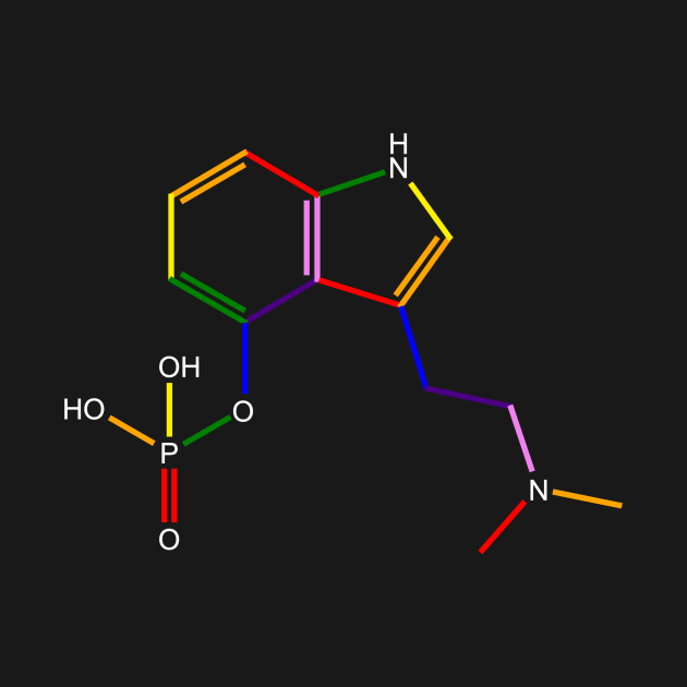 Psilocybin Rainbow Molecule Chemistry by ChemECool