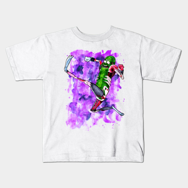 Pickle Rick Watercolour Rick And Morty Kids T Shirt Teepublic