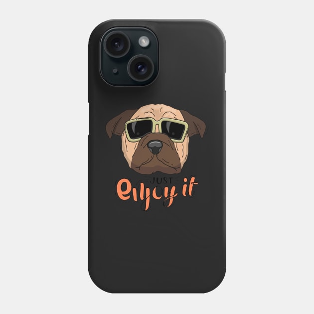 Dog Wearing Sunglasses Phone Case by Raja2021