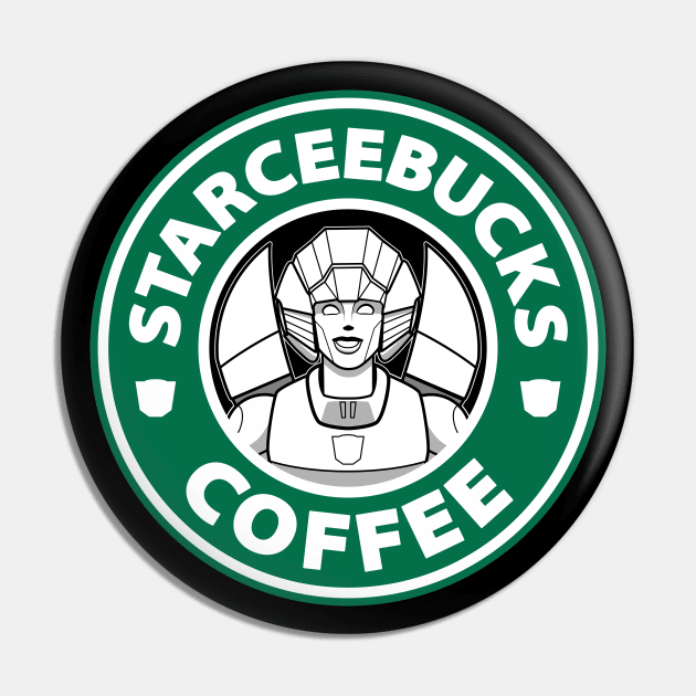 Starceebucks Coffee Pin by boltfromtheblue