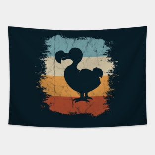 Funky Vintage Dodo Silhouette Tapestry