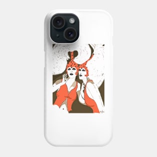 Flappers are Beautiful Women c 1920's Phone Case