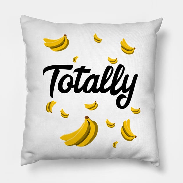 Totally bananas Pillow by Print&fun