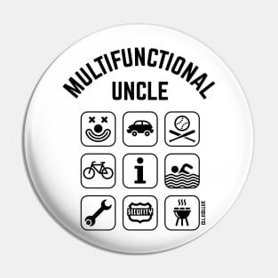 Multifunctional Uncle (9 Icons) Pin