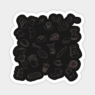 Copy of Coffee and Bread Magnet