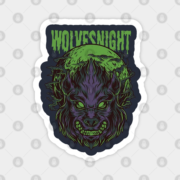 Wolvesnight Magnet by Stellart