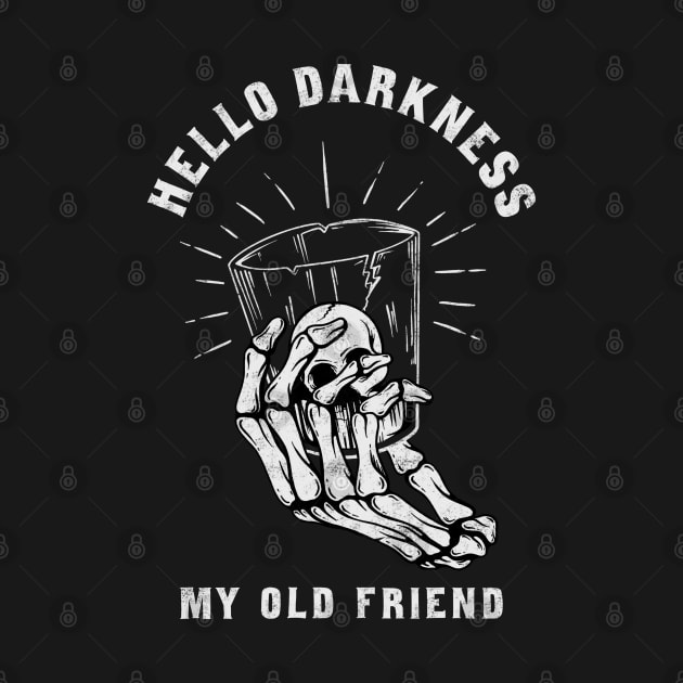 Hello darkness my old friend by Tee Bone Studio