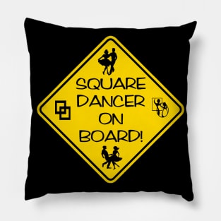 SQD On Board BLK Pillow