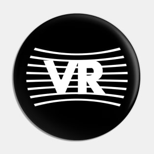 VR logo Pin