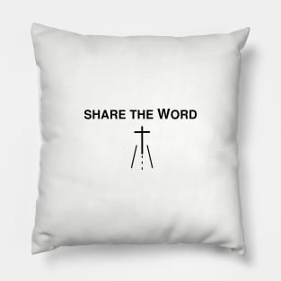 "Share the Word" - Pseudo-Cycling Christian Witness Pillow