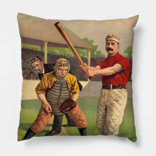 Vintage Baseball Pillow