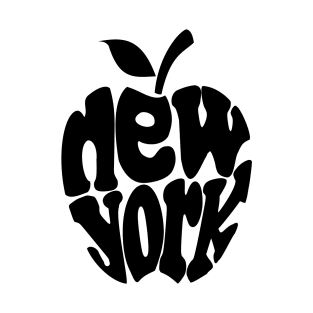 Big Apple New York, black T-Shirt