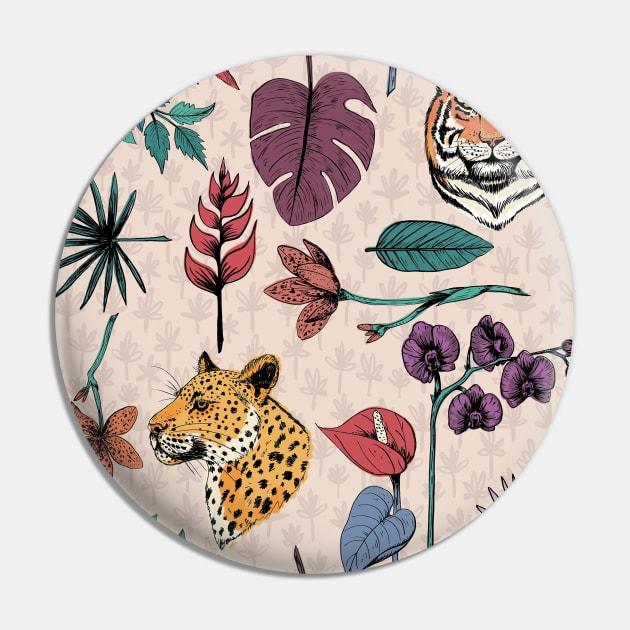 Tropical Jungle Pin by SWON Design