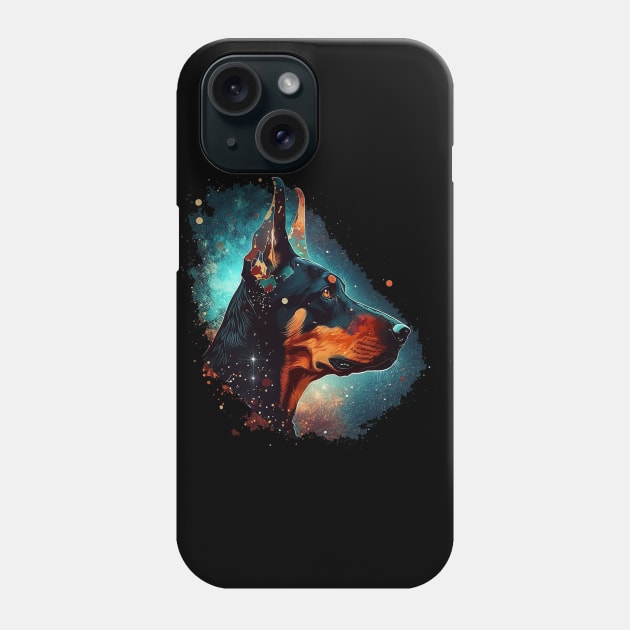 doberman Phone Case by a cat cooking