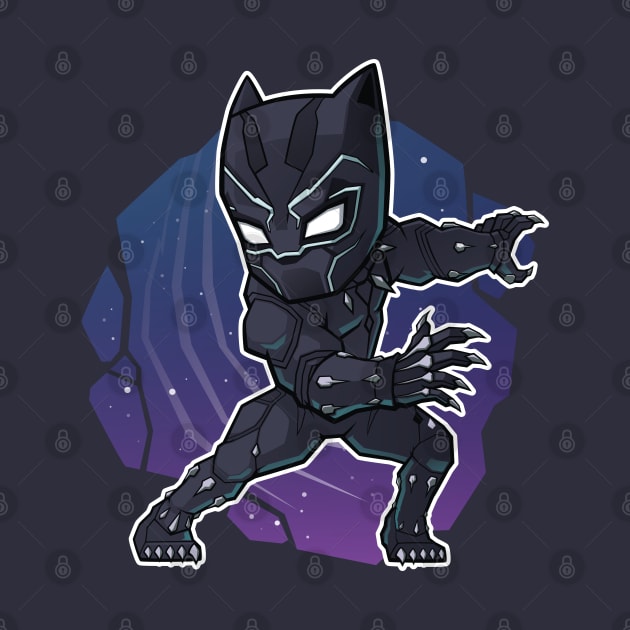 Black Panther Chibi by Xar623