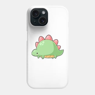 Kawaii dinosaur - stegosaurus Phone Case