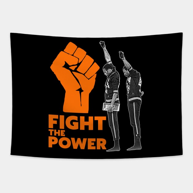 FIGHT THE POWER // Black Power Salute 1968 Olympics Tapestry by darklordpug