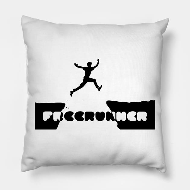 Professional Freerunner Men Pillow by evergreen_brand