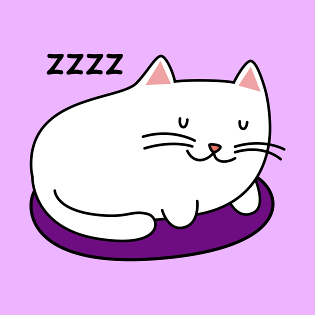 Cat Sleeping by mahchan