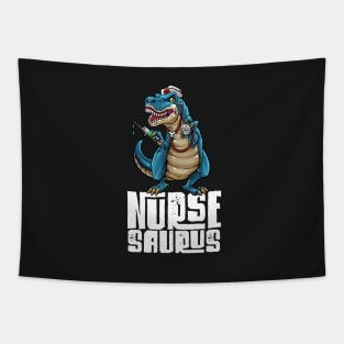 Nurse Dinosaur T-Rex RN Saurus Tapestry