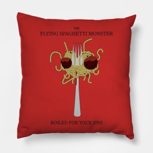 Flying Spaghetti Monster's Crucifixion Pillow