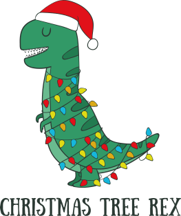 Christmas Tree Rex- Funny Dinosaur T Rex Christma Gifts Magnet