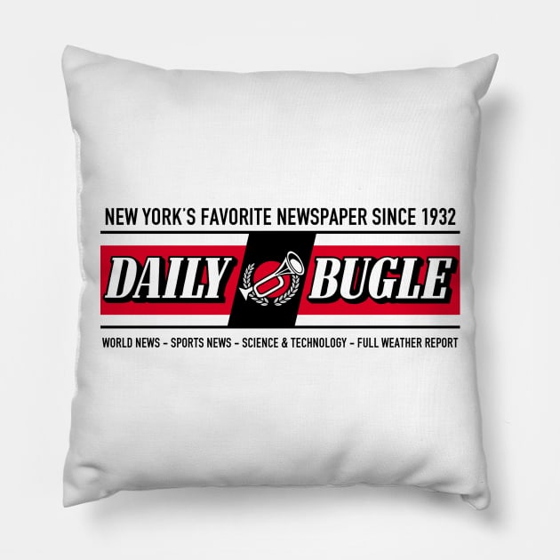 Comics Favorite Newspaper Pillow by buby87