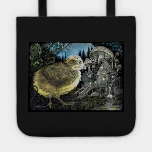 Baby Chicken and a Fairy house Tote