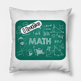 I hate math Pillow