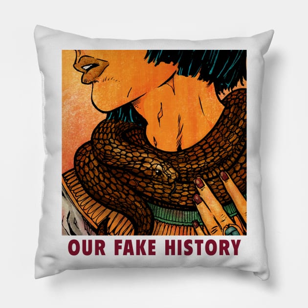 Cleopatra Pillow by Our Fake History