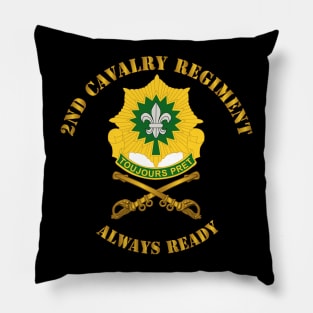 2nd Cavalry Regiment DUI - Always Ready Pillow