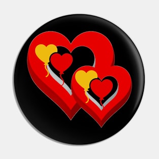 Love Hearts Pin