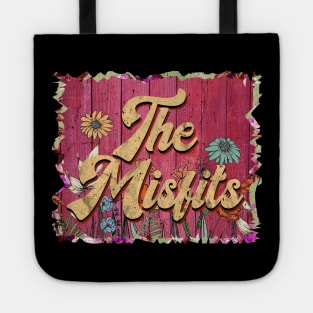 Classic Misfits Personalized Flowers Proud Name Tote