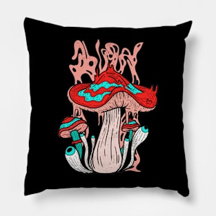 Psychedelic Mushrooms Pillow