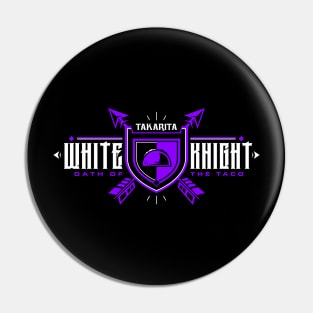 White Knight Purple Pin