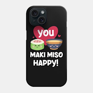 Sushi Maki Soup Funny Soy Sauce Tempura Phone Case