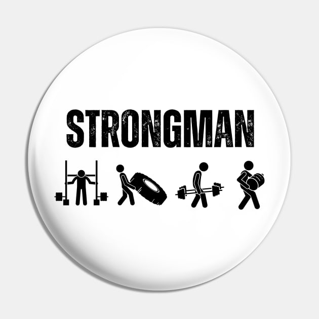 Strongman Pin by Jaxon Apparel