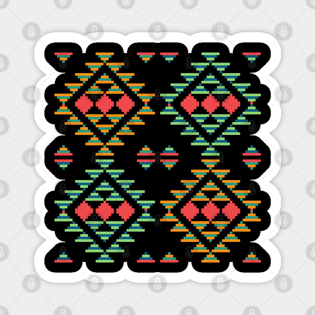 A Pixelated Tribe Magnet by LegitHooligan