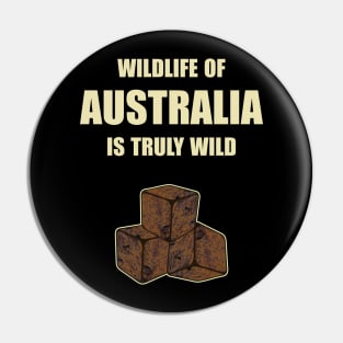 Wildlife of Australia is truly wild - cubic Wombat poop Pin