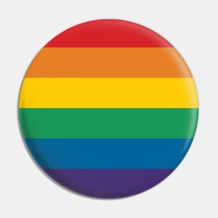 Rainbow Pride Flag (Proud LGBTQ+ Community Pride Flag) Pin