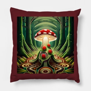 fly agaric Pillow