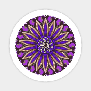 Mandala Flower Light Pastel Art Colorful Paisley Magnet