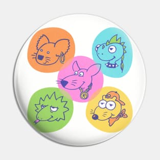 the critter crew Pin