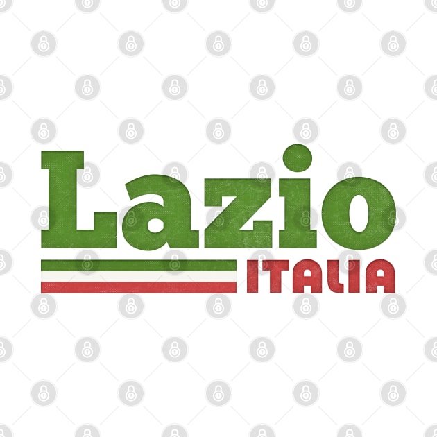 Lazio, Italia // Retro Styled Italian Region Design by DankFutura