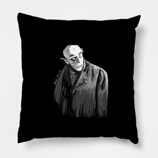 Nosferatu Illustration - 1932 Pillow