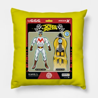 Racer X action figure Pillow